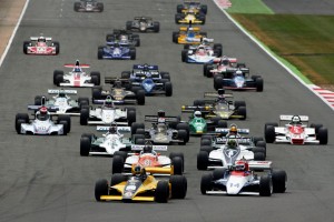 1117242_Silverstone Classic 2013 start of FIA Masters Historic Formula One