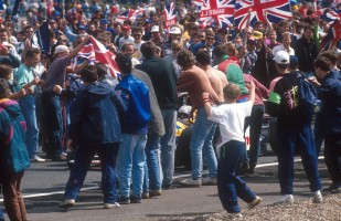 1407833_Mansell mania at Silverstone in 1992. Credit - LAT Images